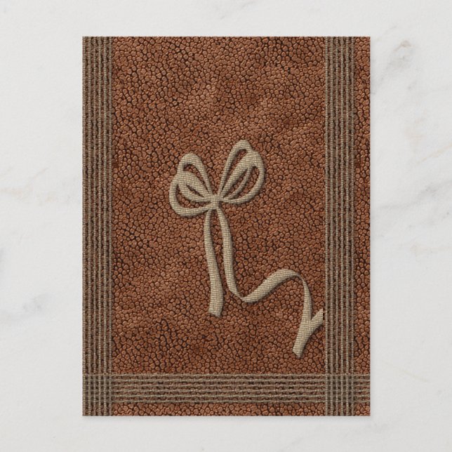 Goldene Feiertagssaison Postkarte (Vorderseite)