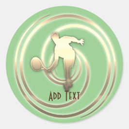 Goldene Feiertagssaison Runder Aufkleber