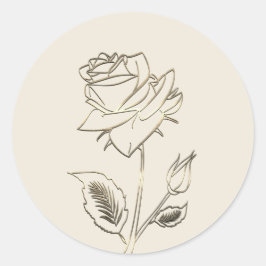 Goldene Feiertagssaison Runder Aufkleber