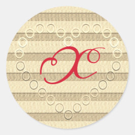 Goldene Feiertagssaison Runder Aufkleber