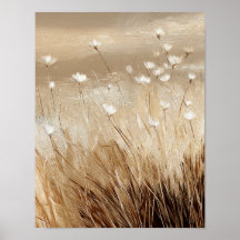 Goldene Feldblüten #4 – Warme neutrale Wildblume