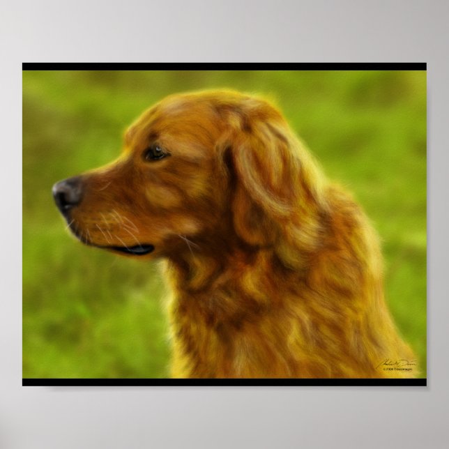 Goldene Felder Poster (Vorne)