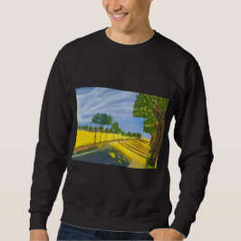 Goldene Felder und Pfad Sweatshirt