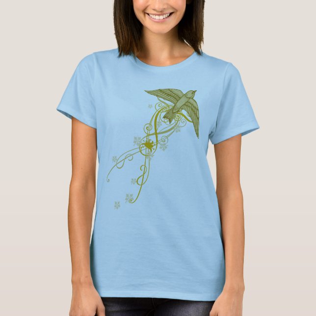 Goldene Flagge T-Shirt (Vorderseite)