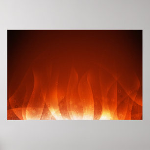 Goldene Flamme Poster