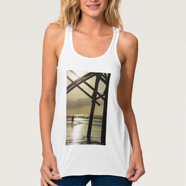 Goldene Flanke Tank Top (Vorderseite)