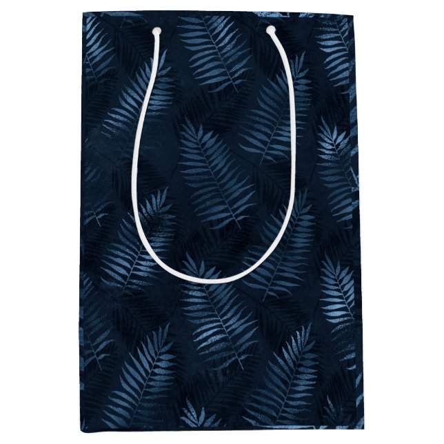 Goldene Fliesen mit Smaragden Mittlere Geschenktüte (Vorderseite)