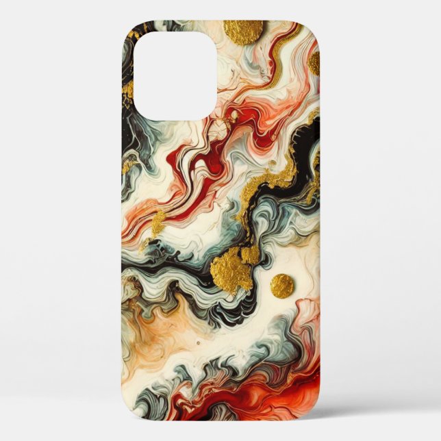 Goldene Flüsse Case-Mate iPhone Hülle (Rückseite)