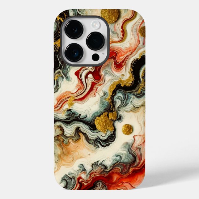 Goldene Flüsse Case-Mate iPhone Hülle (Rückseite)