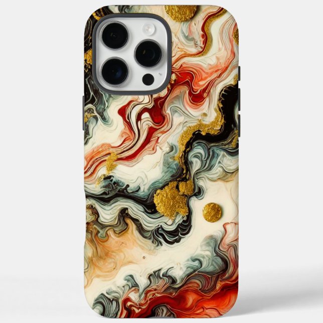 Goldene Flüsse Case-Mate iPhone Hülle (Rückseite)