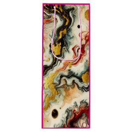 Goldene Flüsse Geschenktüte Für Weinflaschen