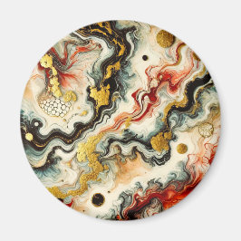 Goldene Flüsse Magnet