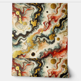 Goldene Flüsse Tapete