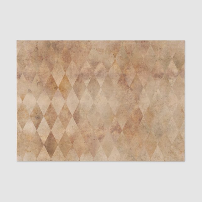 Goldene Fohlen Vintager Zirkus Geburtstagsparty Seidenpapier (Vorderseite)