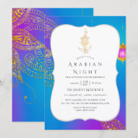 Goldene Foil Arabian Nights Themenabend Party