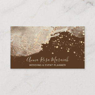 *~* Goldene Foil Eleganter Glitzer Schöne Hochzeit Visitenkarte