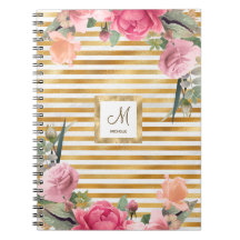 Goldene Foil Flower Girl Tagestagebuch