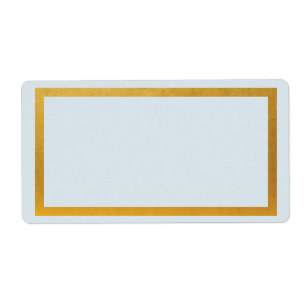 Goldene Folien-Blanko-Adressetikett