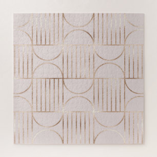 Goldene Formen: Moderne Muster aus der Mitte des J Puzzle