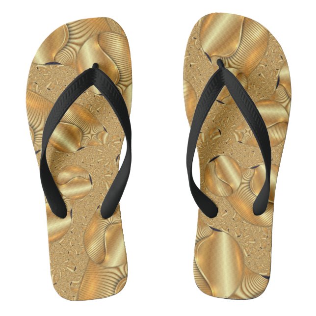 Goldene Fußsandalen Flip-Flops-Jandale Flip Flops (Fußbett)