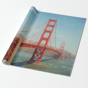 Goldene Gartbrücke Geschenkpapier