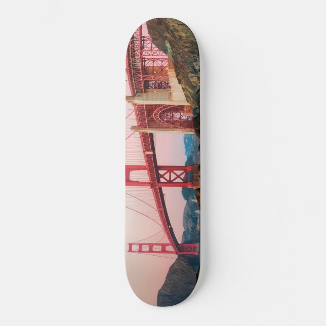 Goldene Gartbrücke Skateboard (Vorderseite)