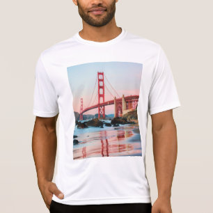 Goldene Gartbrücke T-Shirt