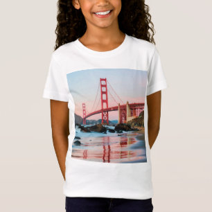 Goldene Gartbrücke T-Shirt