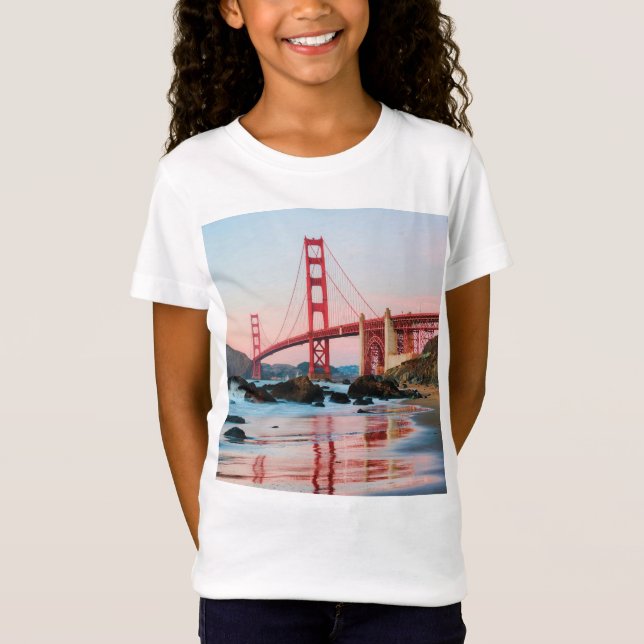 Goldene Gartbrücke T-Shirt (Vorderseite)