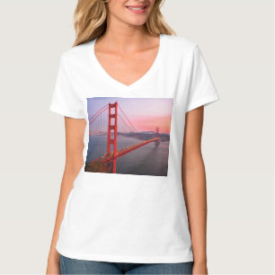 Goldene Gartbrücke T-Shirt