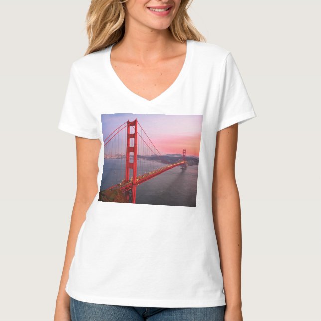 Goldene Gartbrücke T-Shirt (Vorderseite)