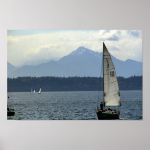 Goldene Gärten - Seattle, WA Poster