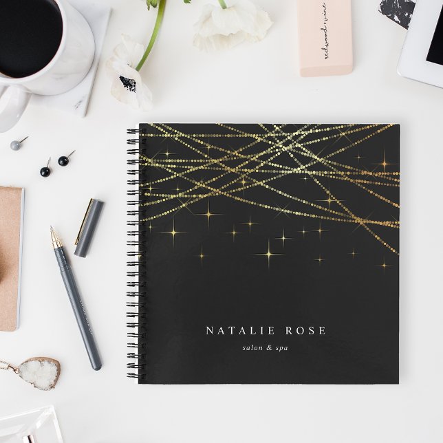 Goldene Gartenanlage Personalisiert Notizbuch (Von Creator hochgeladen)