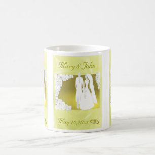 Goldene Gastgeschenk Hochzeit Kaffeetasse