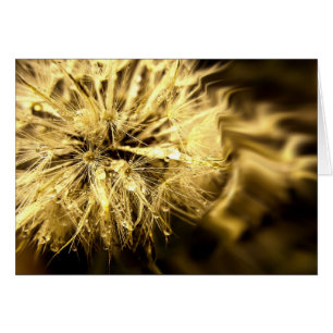 Goldene geckige Traum-Karte