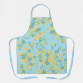 Goldene Gefechte blühen australisch Schürze