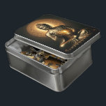 Goldene Gelassenheit Buddhas in meditativem Glück Puzzle<br><div class="desc">Ein ruhiger Buddha sitzt anmutig und hält sanft einen Topf mit Licht und Blätter. Ein strahlender Halo umgibt die Figur und strahlt ein warmes Licht aus,  das die ruhige Atmosphäre verstärkt. Der Moment erfasst das Wesen des Friedens und der tiefen Betrachtung.</div>