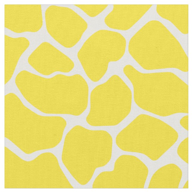 Goldene gelbe Safari-Giraffe Stoff (Nahaufnahme)