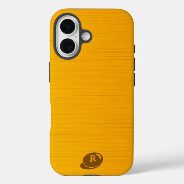 Goldene gelbe Textur Case-Mate iPhone Hülle (Rückseite)