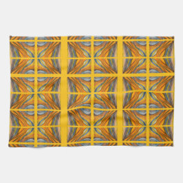 Goldene gelbe Wüste Inspirationen Geschirrtuch