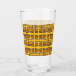 Goldene gelbe Wüste Inspirationen Glas