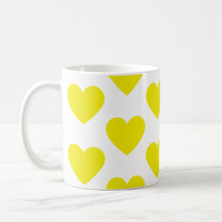 Goldene Gelbherzen Tasse