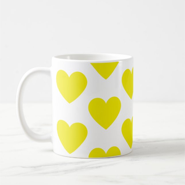 Goldene Gelbherzen Tasse (Links)