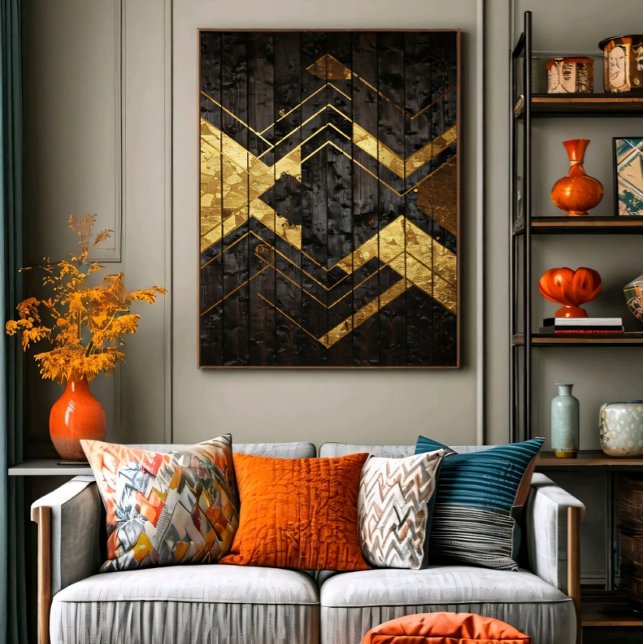 Goldene Geometrie Poster (Von Creator hochgeladen)