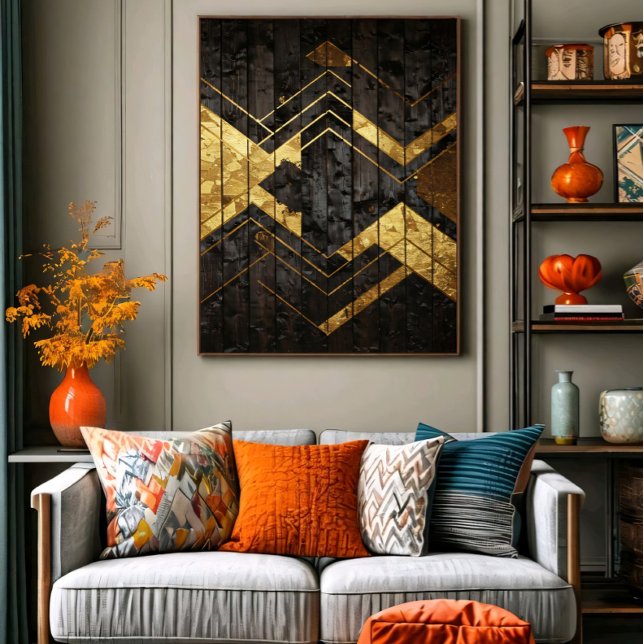 Goldene Geometrie Poster (Von Creator hochgeladen)