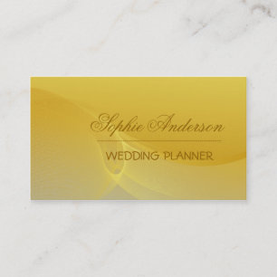 Goldene gewellte Visitenkarte