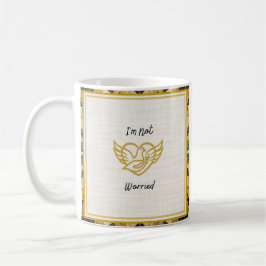 Goldene Gewissheit - Matthäus 6,25 Kaffeetasse