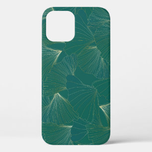 Goldene Ginkgoblätter Art Deco Case-Mate iPhone Hülle