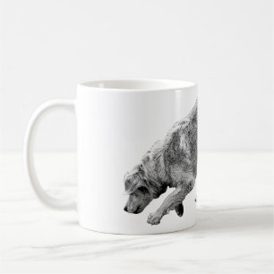 Goldene Glide in sanften Wintertönen Kaffeetasse