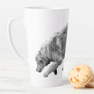 Goldene Glide in sanften Wintertönen Milchtasse